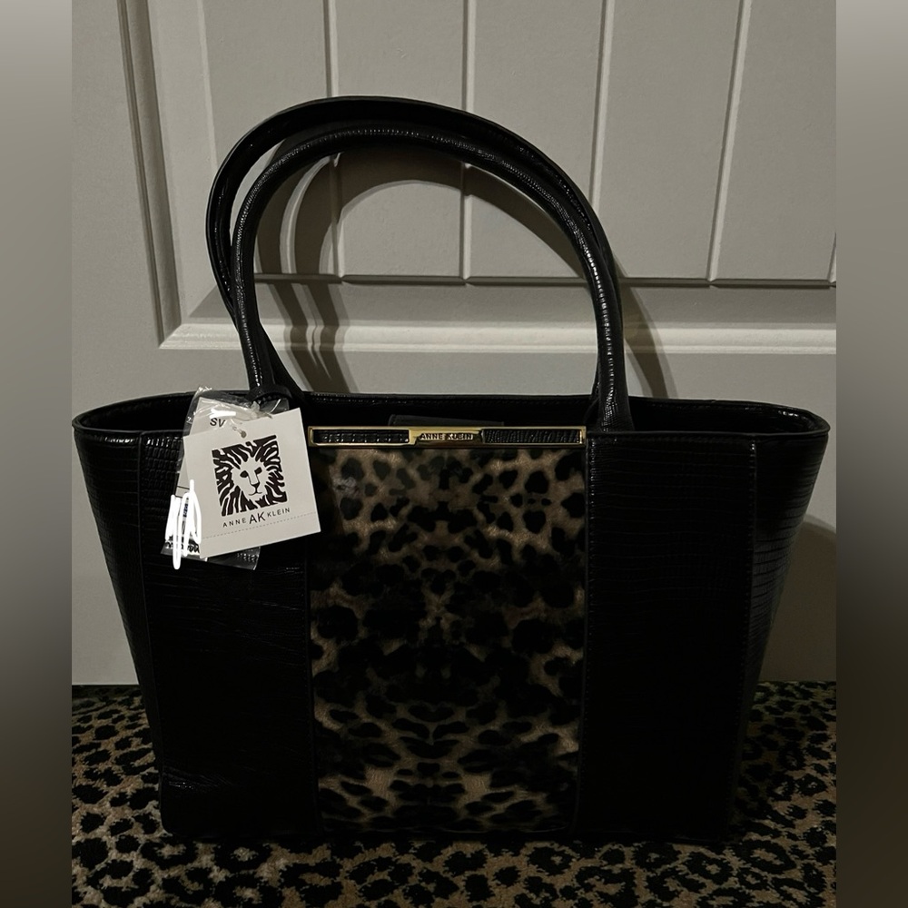 New Anne Klein black bag